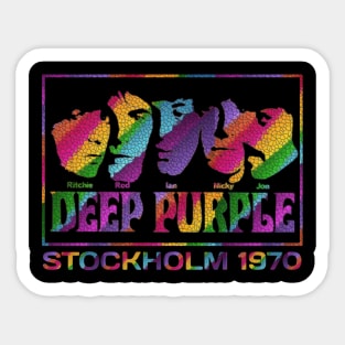 Deep purple wpap Sticker